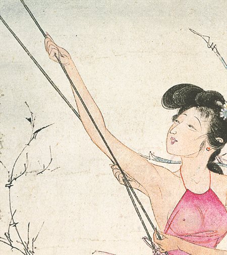 汤原-胡也佛的仕女画和最知名的金瓶梅秘戏图